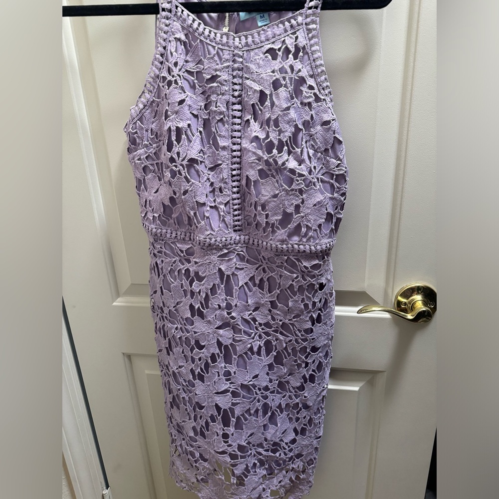 Lavender lace dress Size M